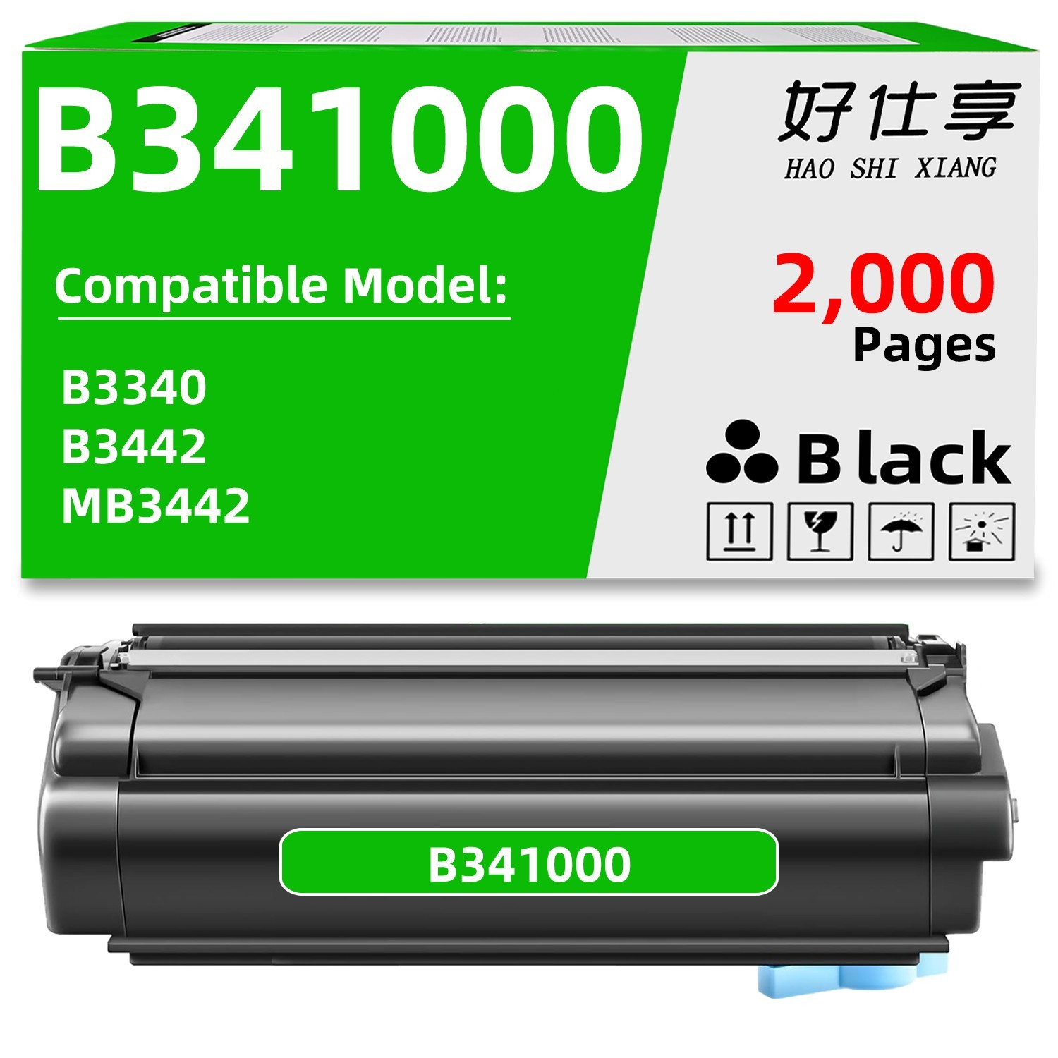 B341000 B341H00 B341X00 Toner Cartridg Compatible for Lexmark B3340 B3442 MB3442