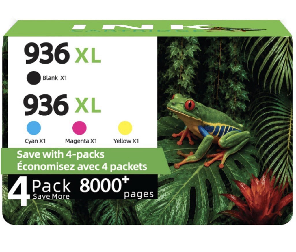 936xl 936e Ink Cartridges Combo Pack for HP Officejet Pro