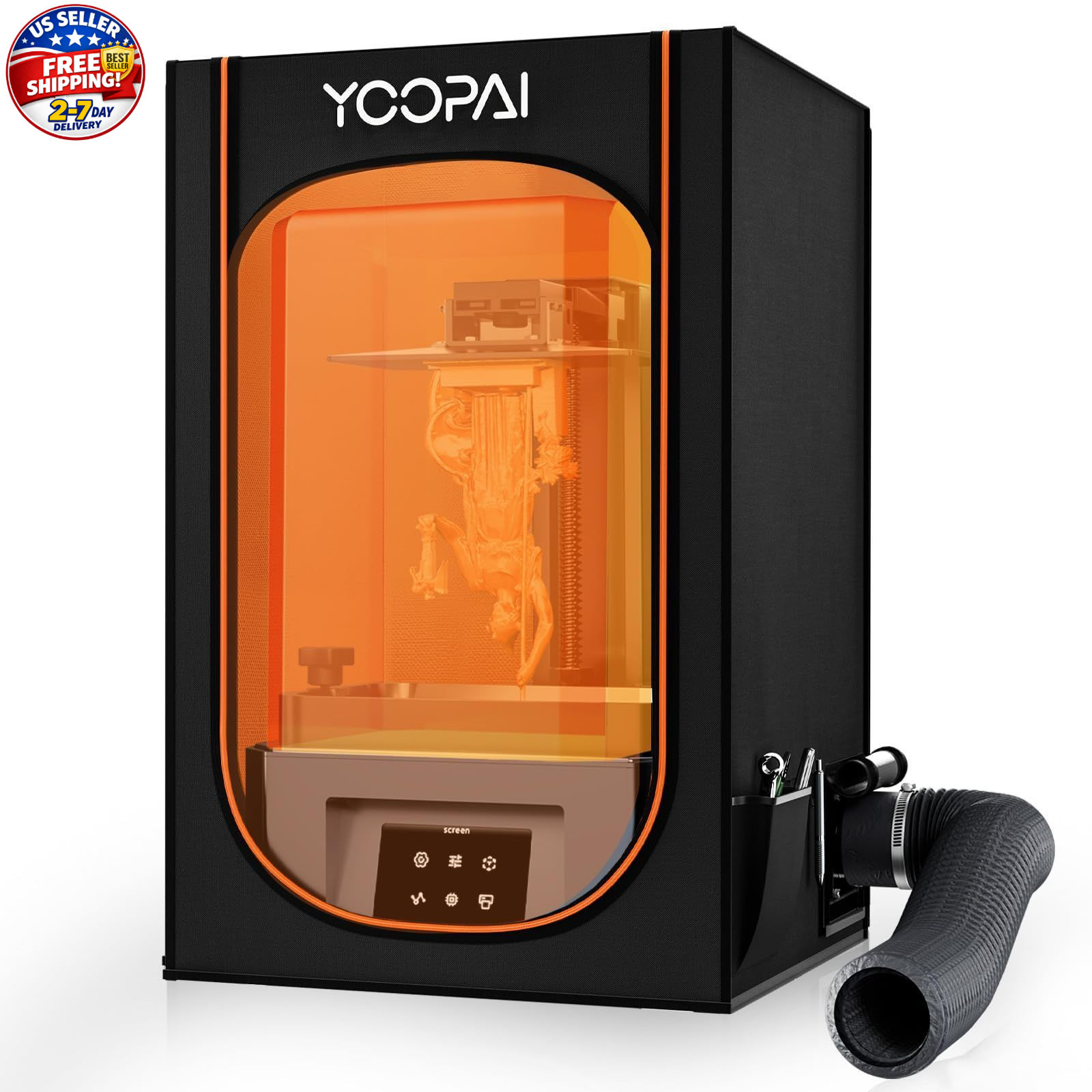 Multifunctional Resin 3D Printer Enclosure with Ventilation Filter, High Quality