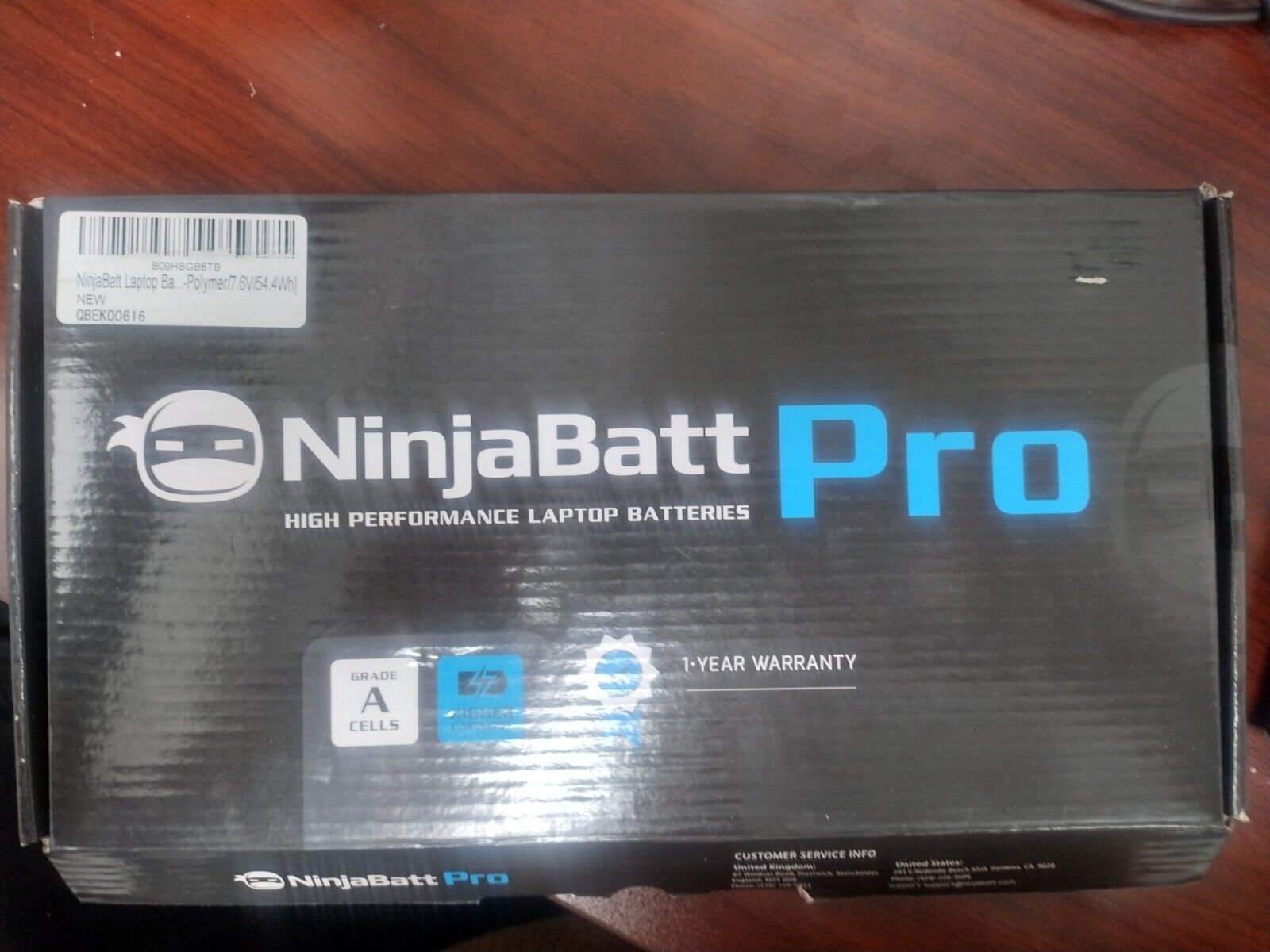 NinjaBatt PRO Replacement Battery For Apple Macbook Pro Retina 15  A1496