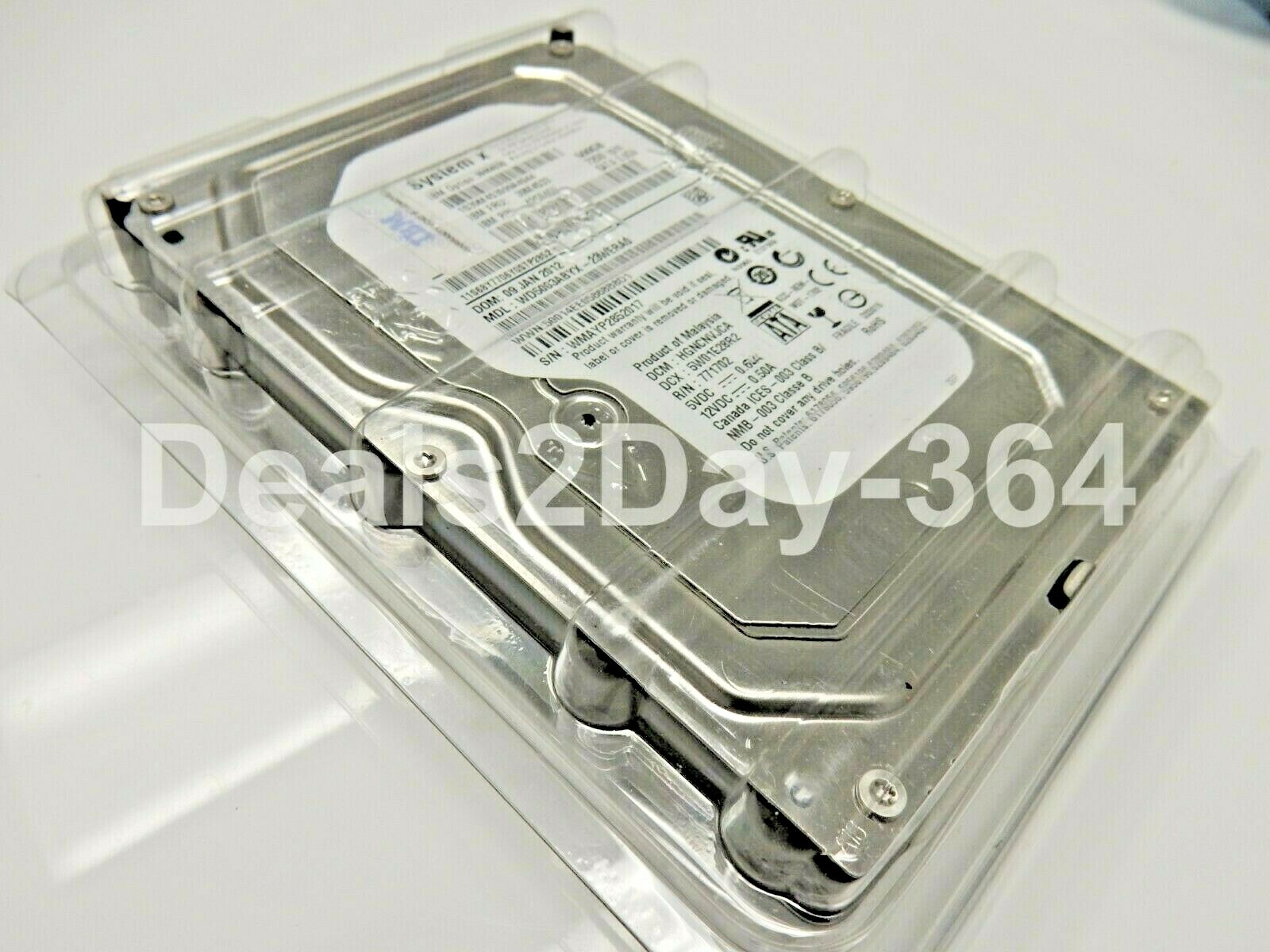 IBM 39M4530, 00W1135 -  500GB 500GB 3.5” 7200RPM SATA drive