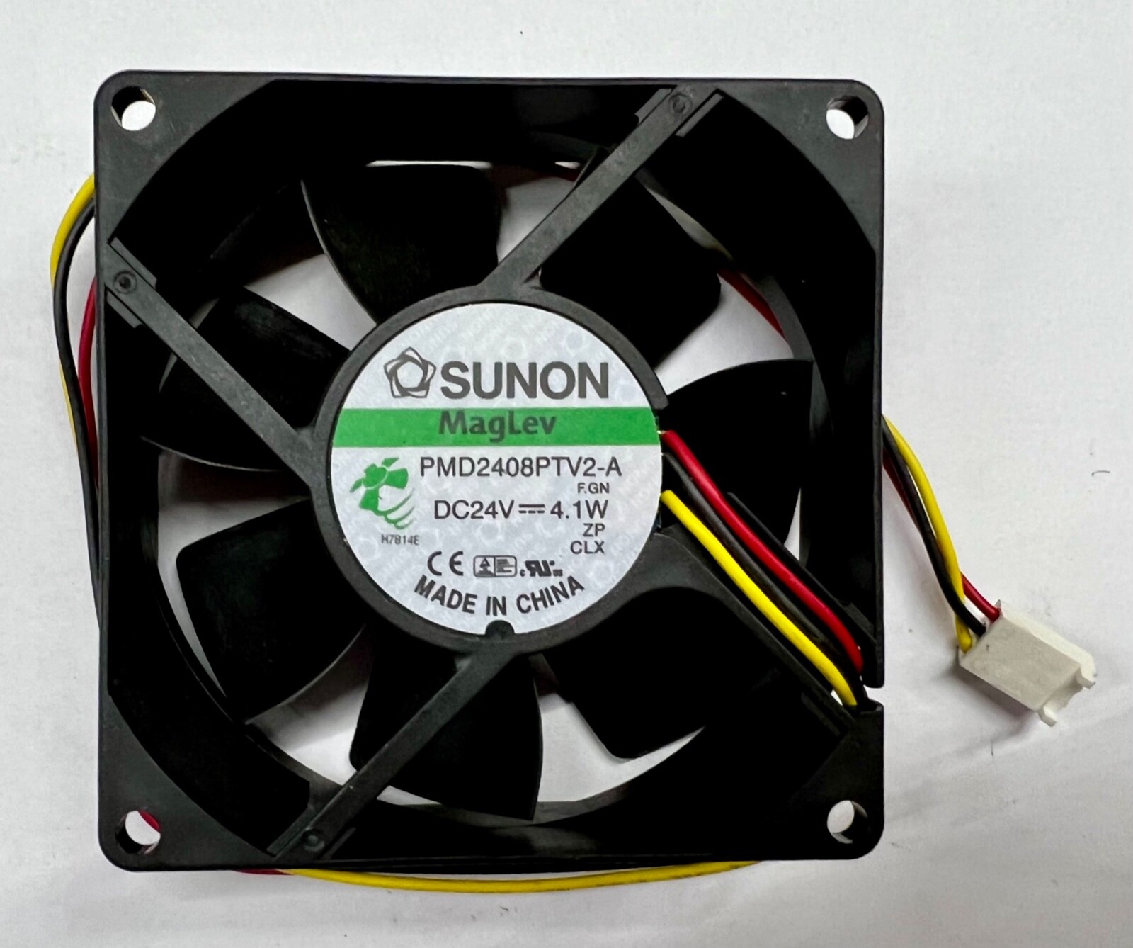 SUNON MagLev PMD2408PTV2-A - DC24V - 4.1W Fan Cooler Fan 80x80x25 93.5m3/h
