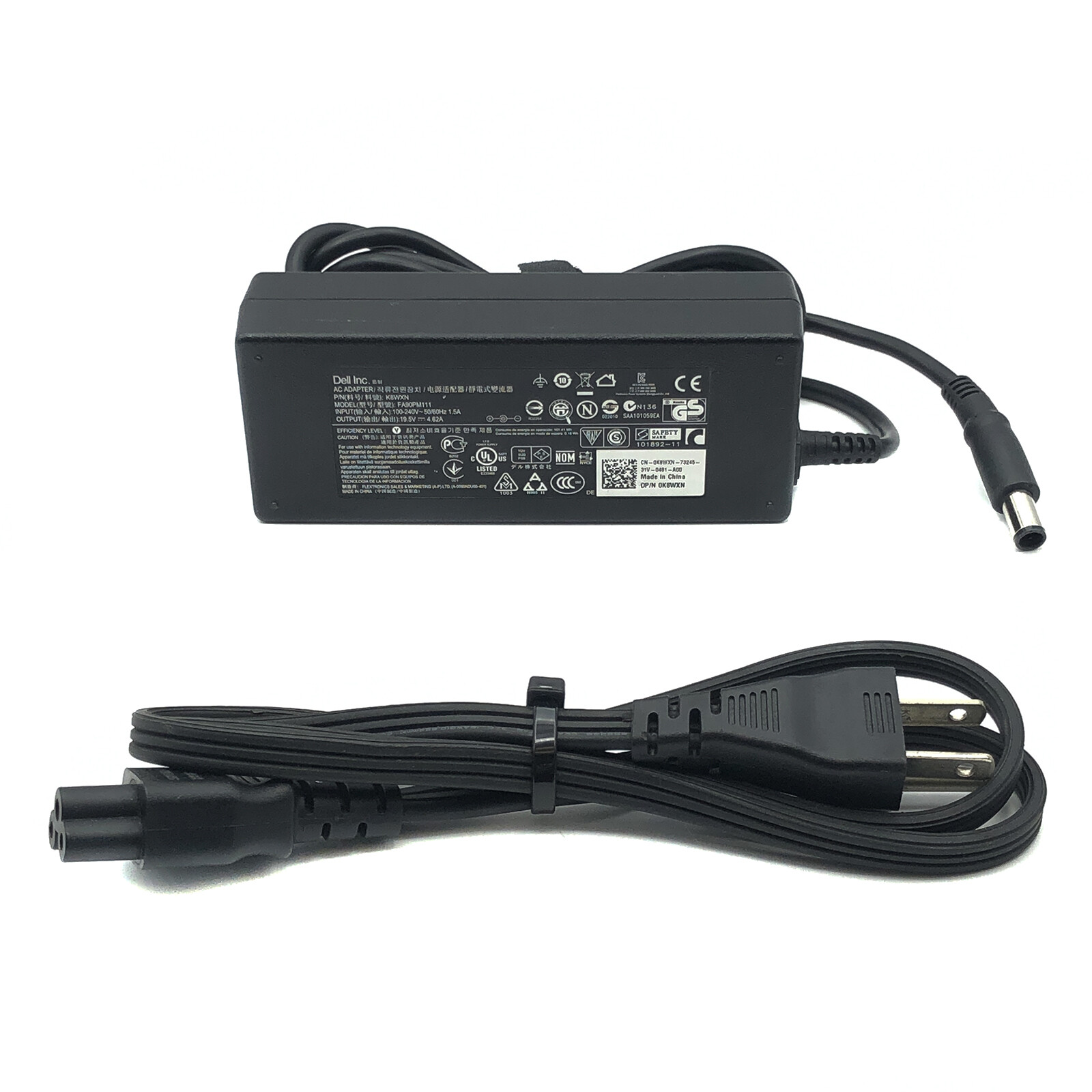 Genuine Dell AC Adapter Charger 90W 7.4mm Laptop Power Supply OEM
