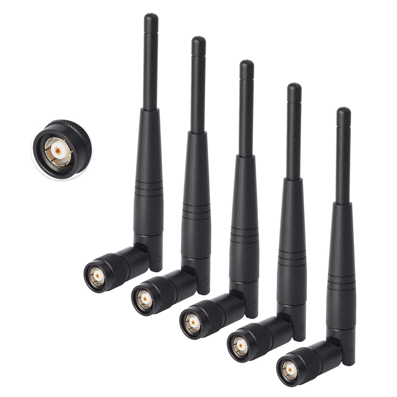 5-Pack WiFi 2.4GHz 5dBi RP-TNC Antenna for Linksys WRT54G WRT54GL WiFi Router AP