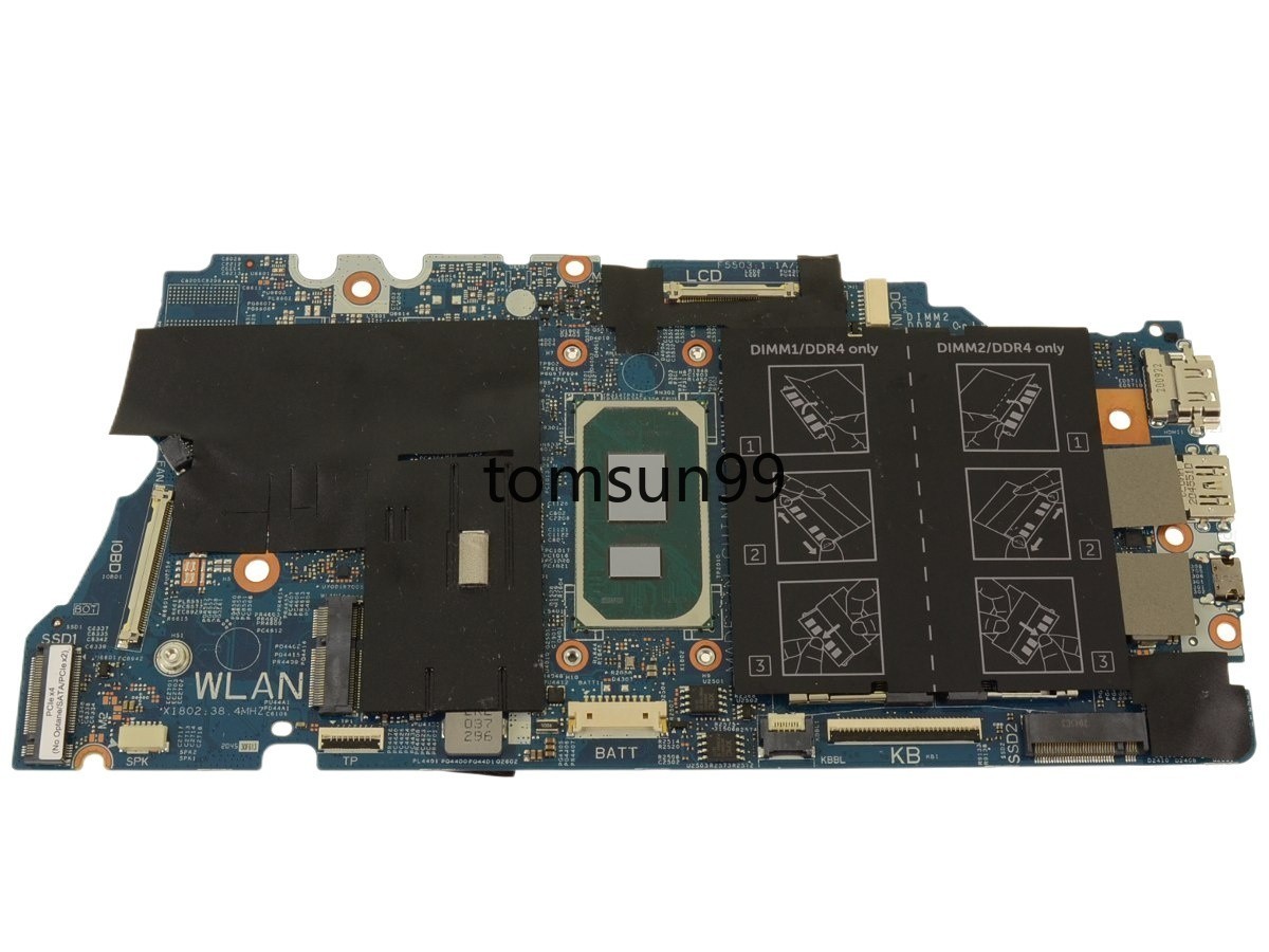 For Dell Vostro 5502 Motherboard 19862-1 N9CJ5 0N9CJ5 W/ i5-1135G7 CPU 2.4GHz
