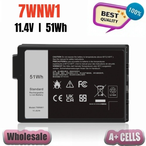 LOT 50x 7WNW1 Battery For Dell Latitude 5420 5424 7424 Rugged Extreme DMF8C 51Wh