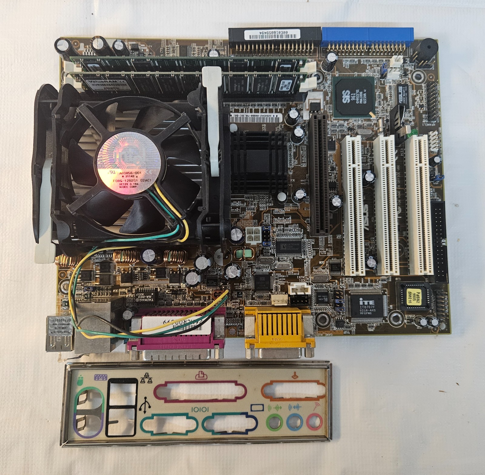ASUS P4S333-M ASUS ATX Motherboard w P4 1700mhz 256RAM Working