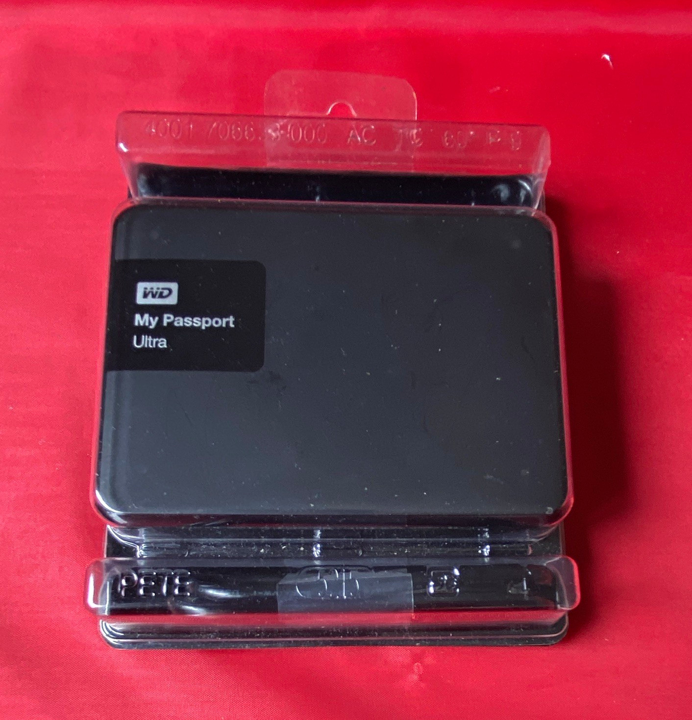WD My Passport Ultra 500G USB 3.0 External HDD Black PC/Mac USB-Powered