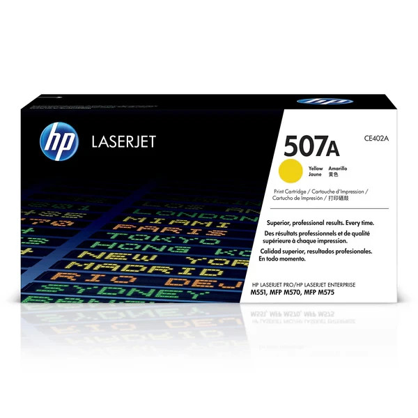 HP CE402A (507A) Yellow Toner LaserJet M551 M570 M575