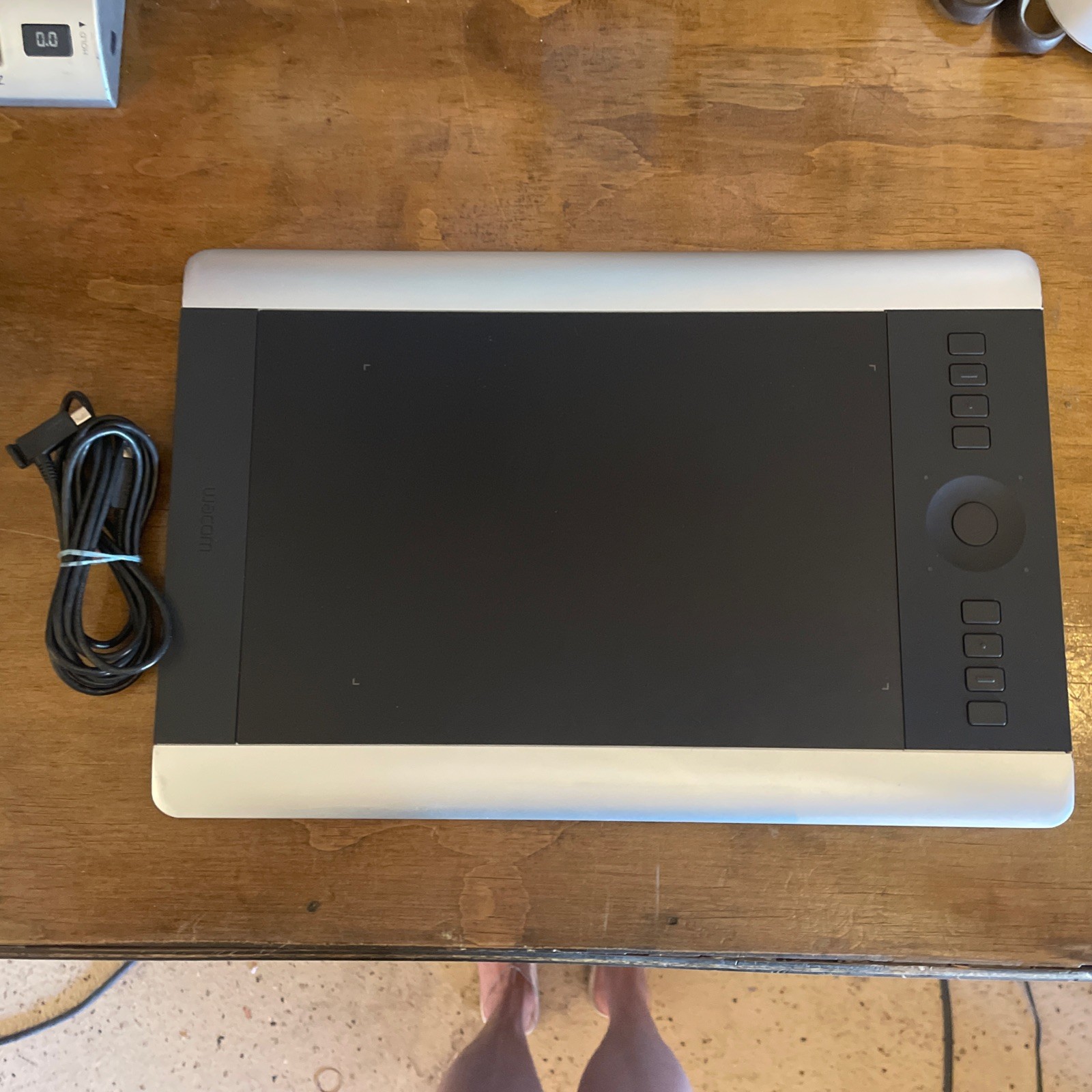 Wacom PTH-651 Black Intuos Touch Tablet with power cord (no wall outlet)