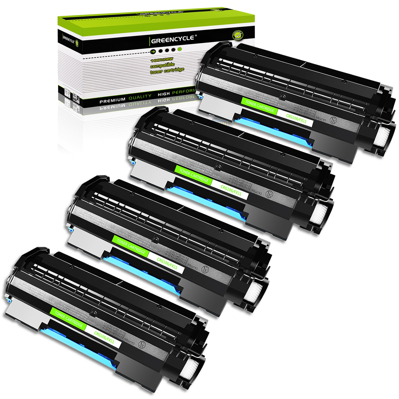 4PK C106 0264B001 Toner Cartridge For Canon ImageClass MF6550 6530 MF6560 MF6595