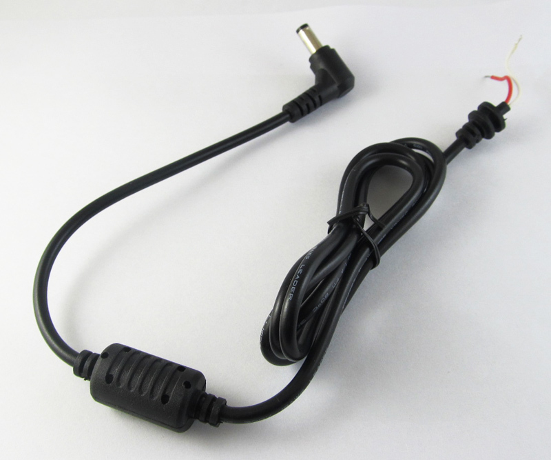 5pcs 1.2M(4Ft) DC Power Cable 2.1mm x 5.5mm 5521 Right Angle Plug