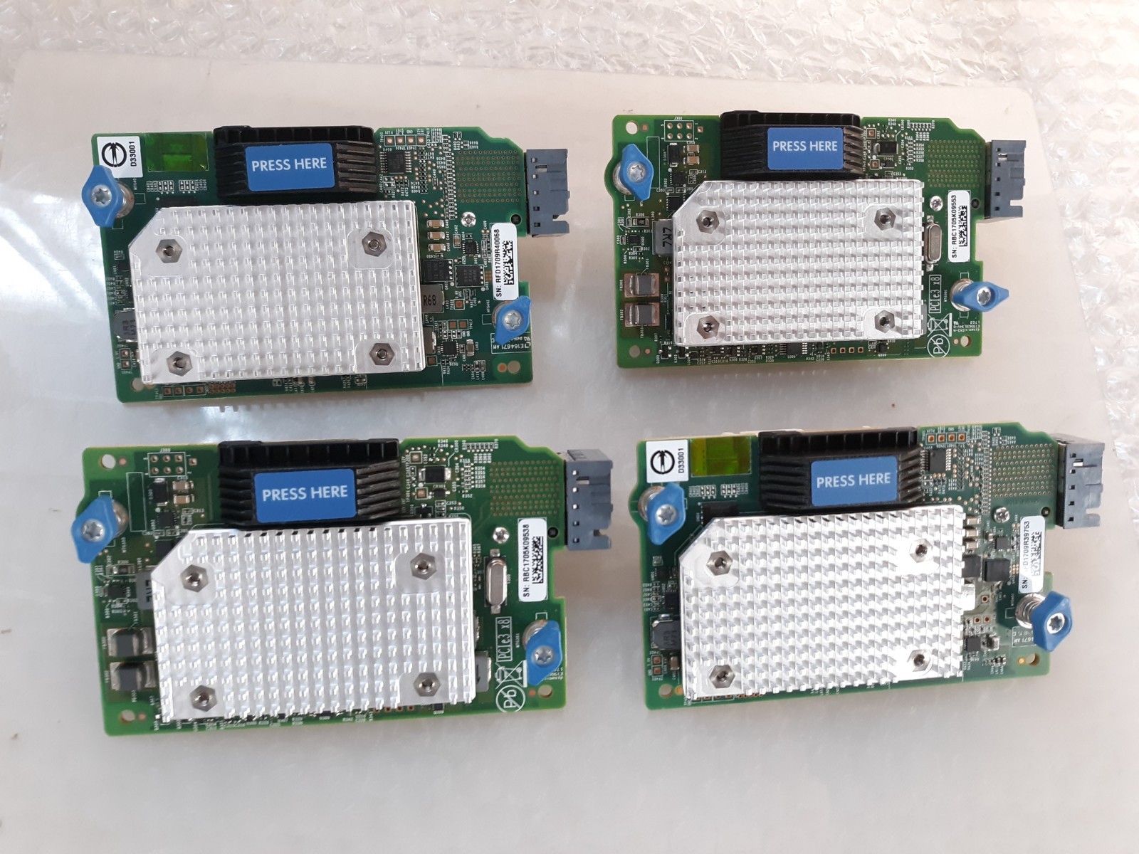 Lot of 4 HPE Synergy 3830C 782829-001 QMH2682 16Gb FC Host Bus Adapter