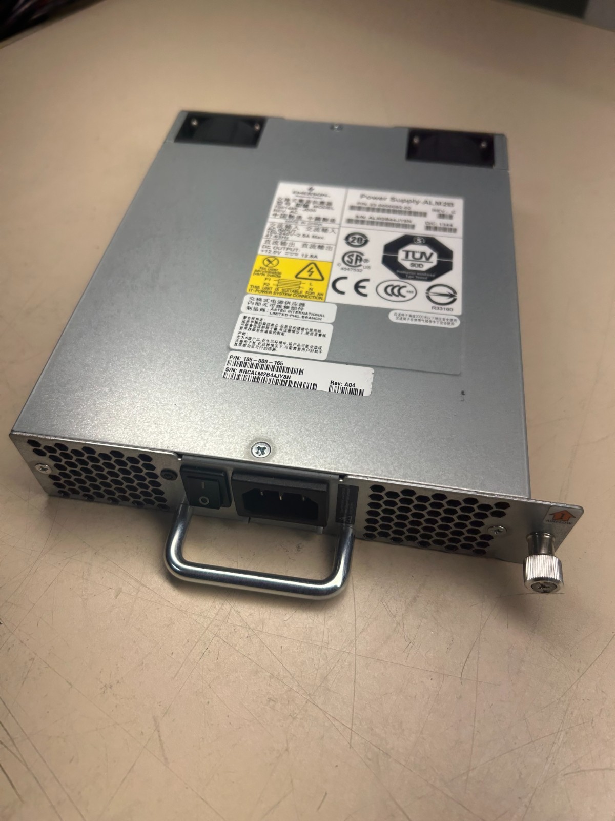 Brocade 6505/6510 P.S. 23-0000092-02 Emerson ALM2B 105-000-165