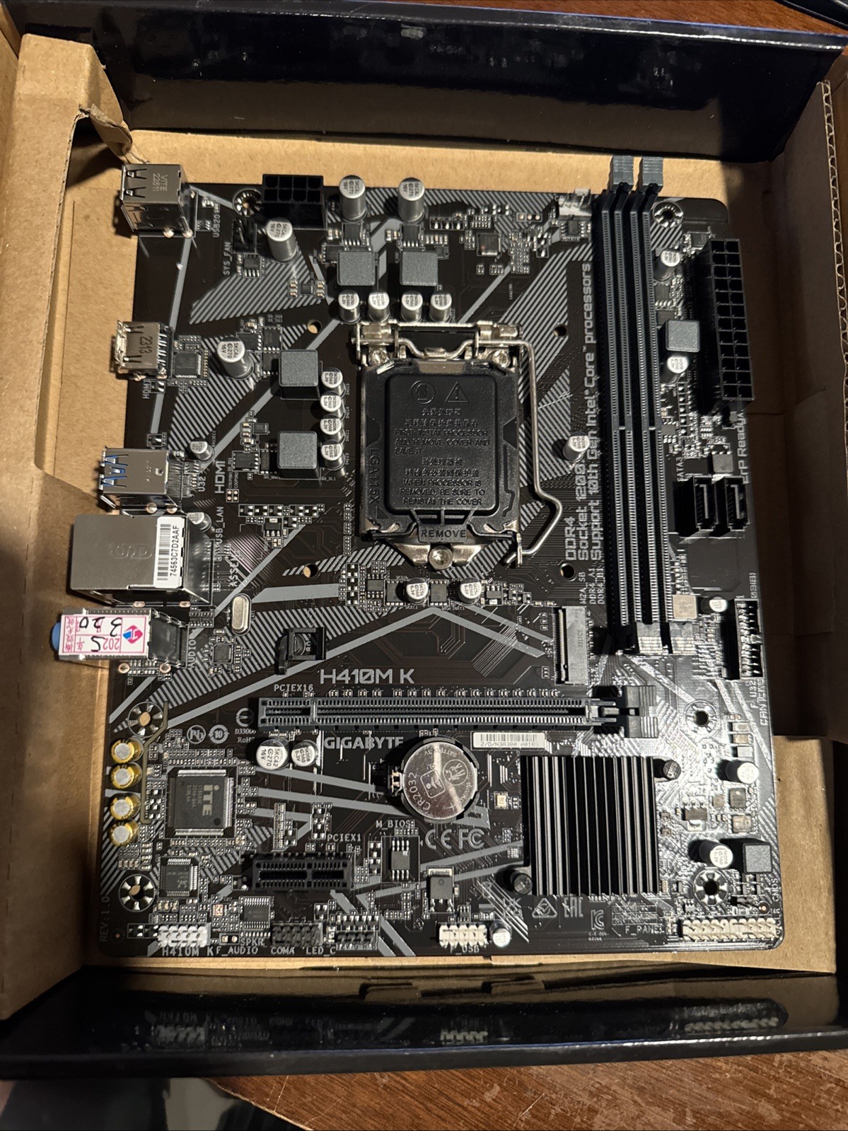 GIGABYTE H410M K Motherboard Intel 10th Gen Q470 LGA 1200 mATX DDR4