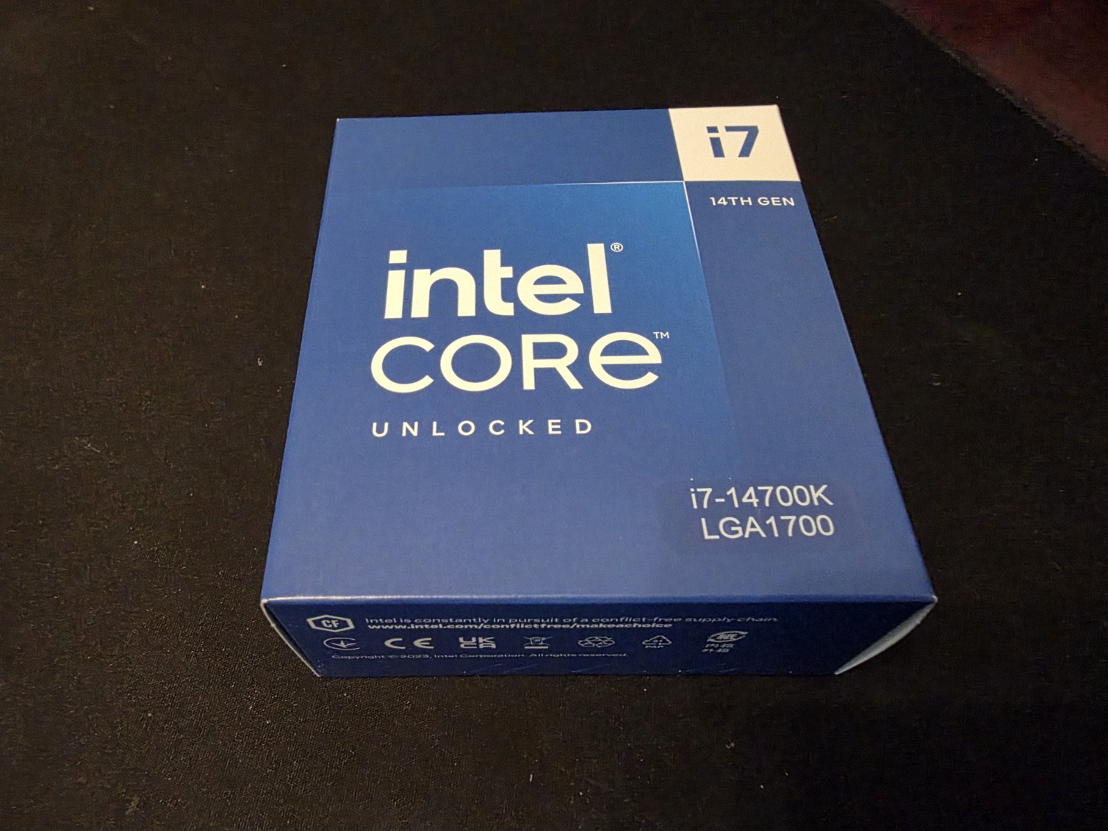 Intel Core i7-14700K - 14th Gen 20-Core (8P+12E) LGA 1700 125W CPU Processor