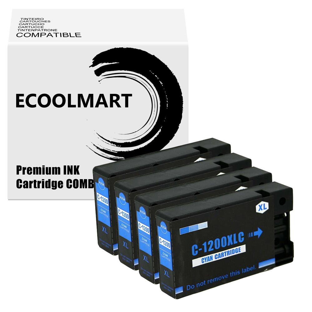 4C Ink Cartridge Compatible for PGI1200XL PGI-1200XL MAXIFY MB2320 MB2120