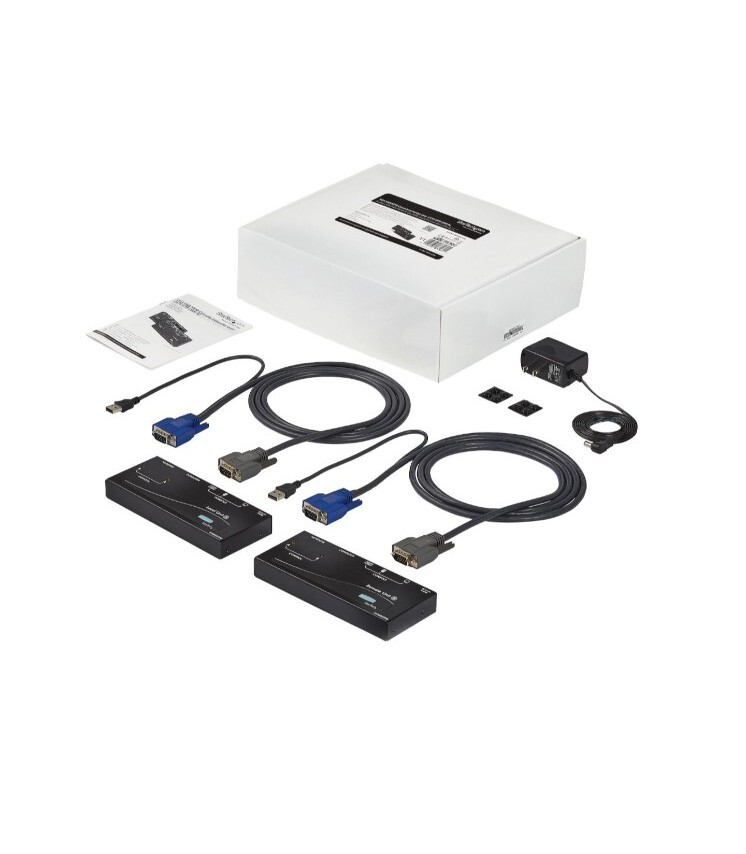 6x LOT Startech VGA USB KVM Console Extender over CAT5 UTP (500 ft) Extender 