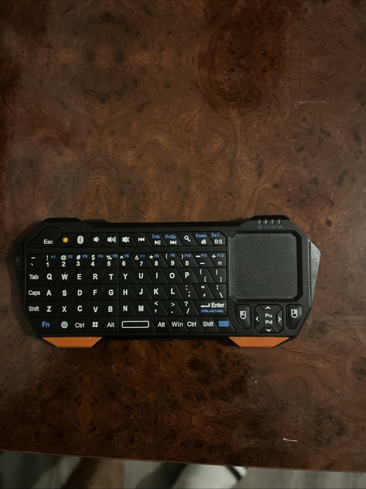 Fosmon 30FT Mini Wireless Bluetooth Keyboard Touchpad for iOS Android Windows