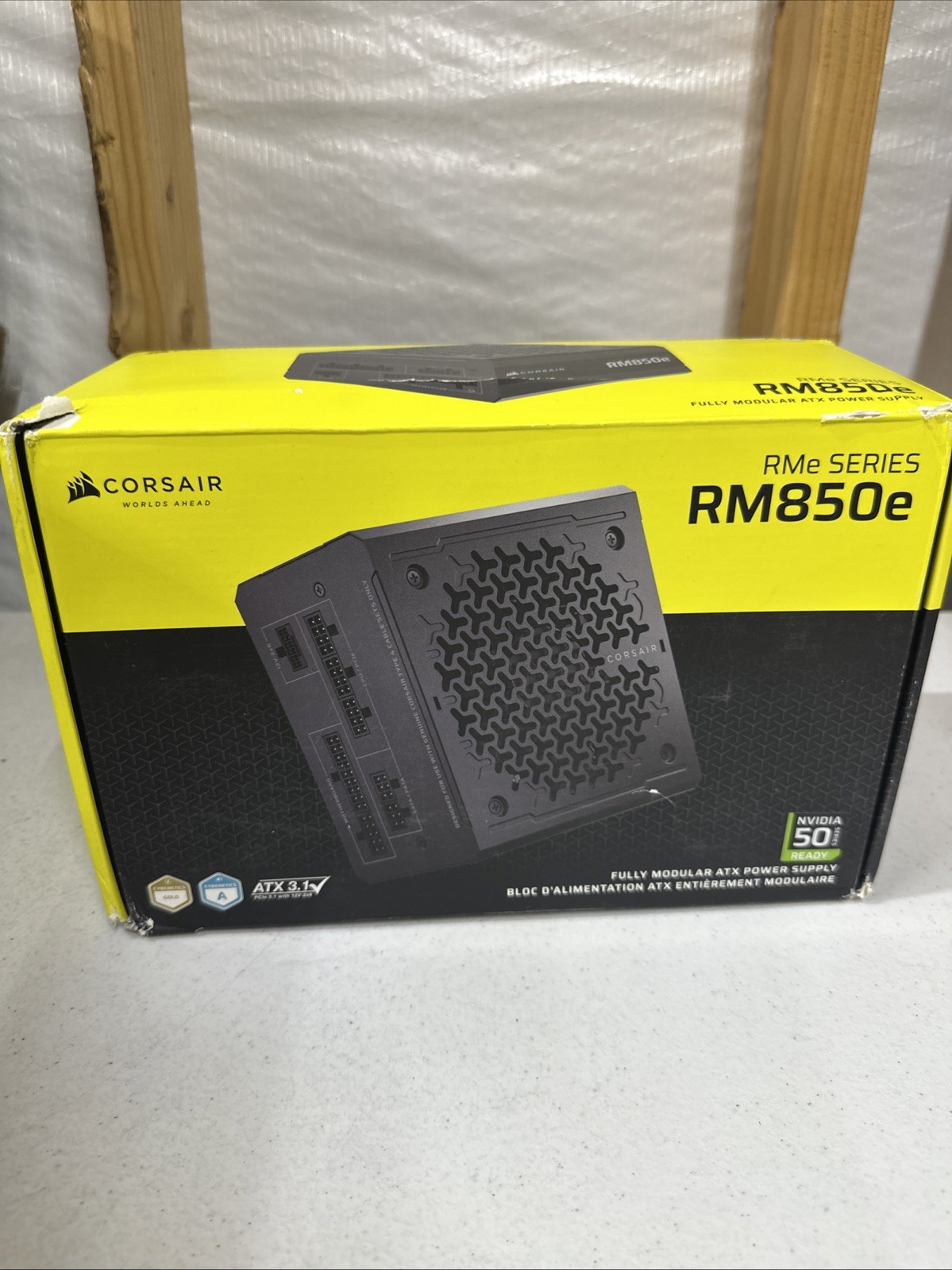 Corsair RM850e 2025 Fully Modular Low-Noise 850W ATX Power Supply - Black