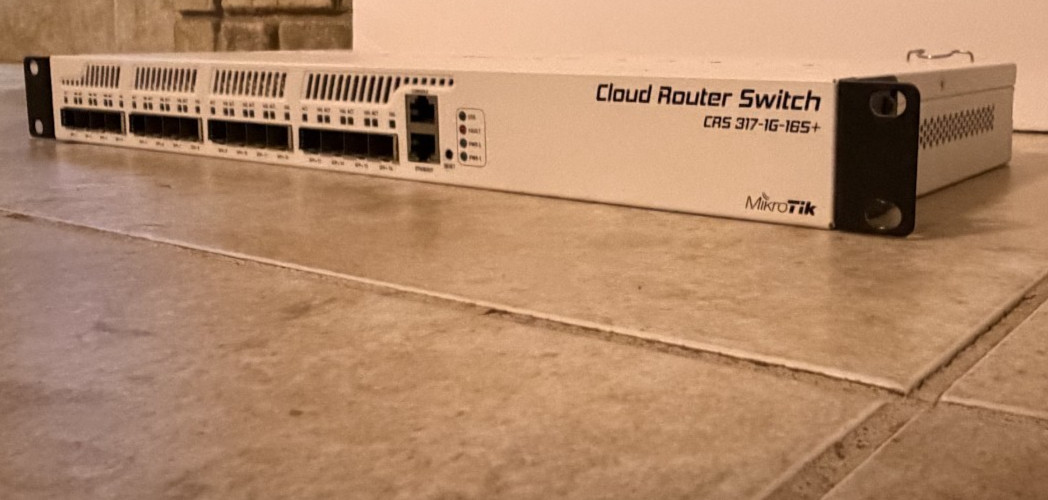 MikroTik CRS317-1G-16S+RM 16-Port 10Gb SFP+ Managed Switch Rackmount