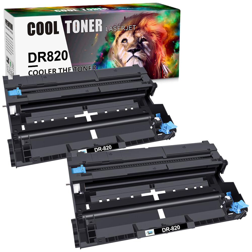 2-Pack DR820 Drum Compatible With Brother TN820 TN850 DCP-L5500DN MFC-L5850DW