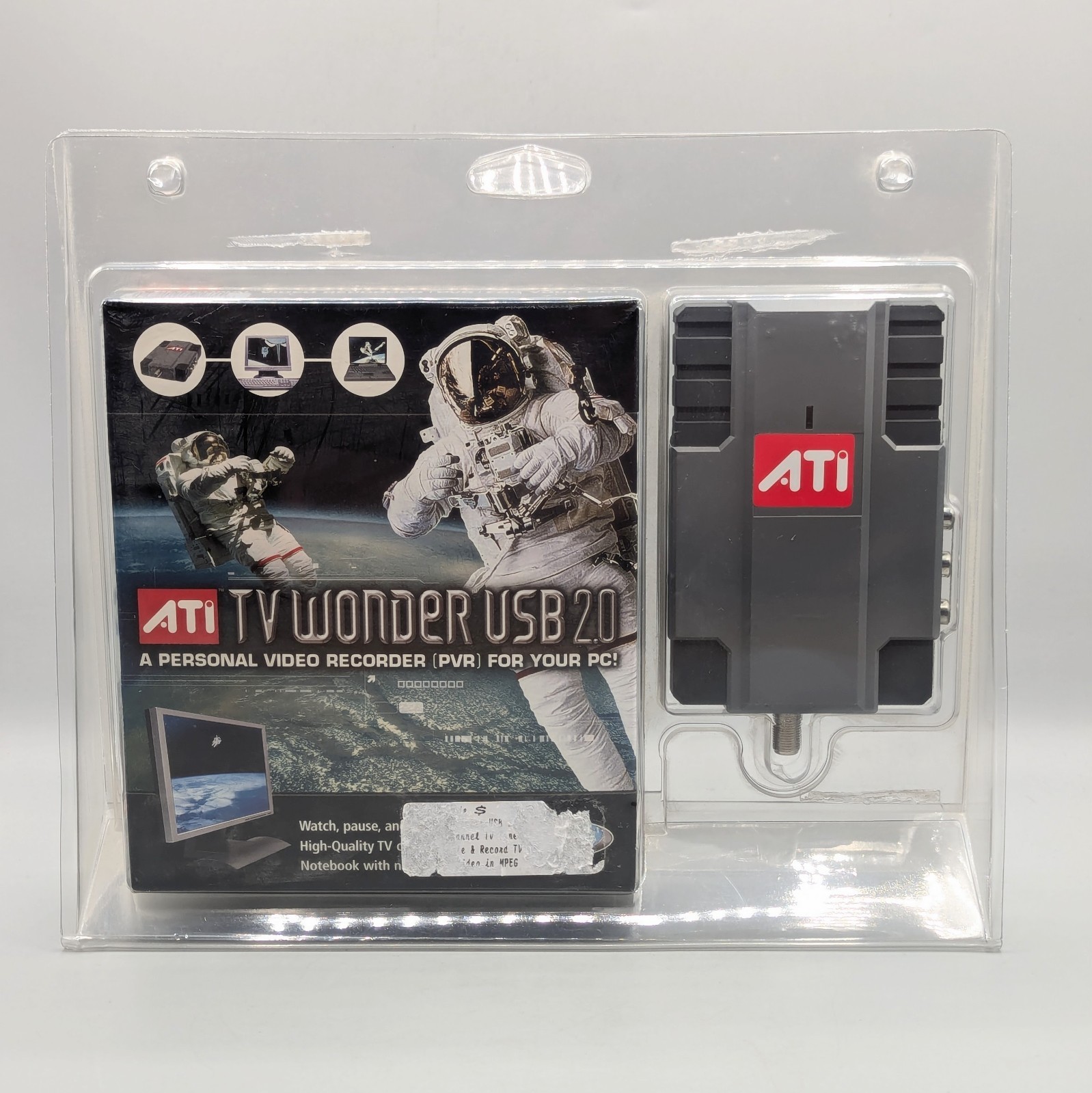 New ATI TV Wonder USB 2.0 Vintage TV Tuner & Video Capture Device Sealed