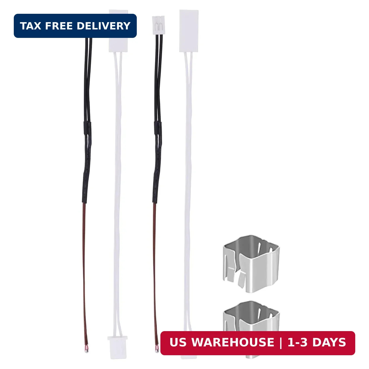 2 Pack Ceramic Heater and Thermistor for X1, 3D Printer Accessories 24V 48W Cera