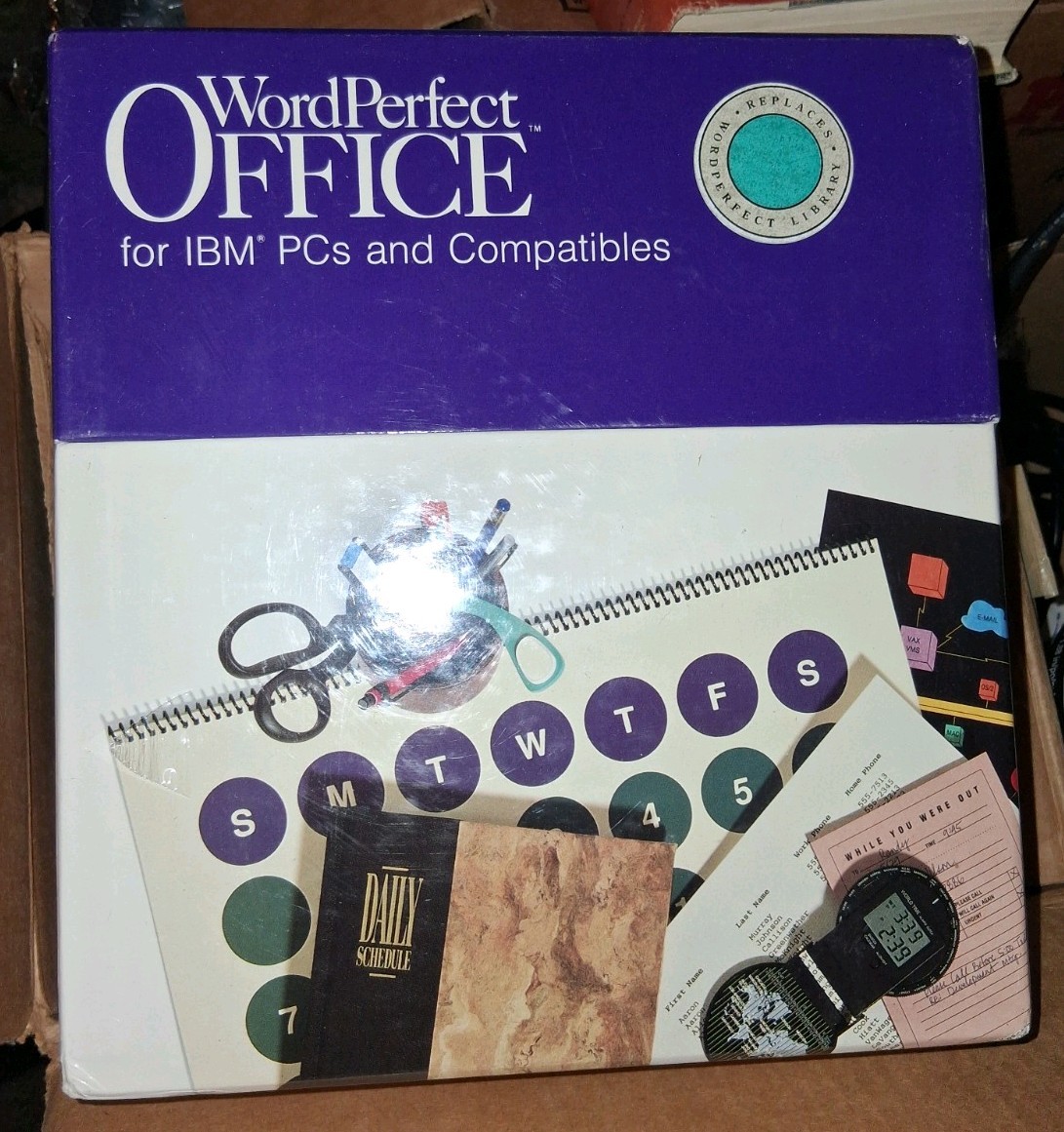 *SEALED* WORDPERFECT OFFICE LAN - IBM PC Computer Software Boxed 3.5/5.25 Disks 