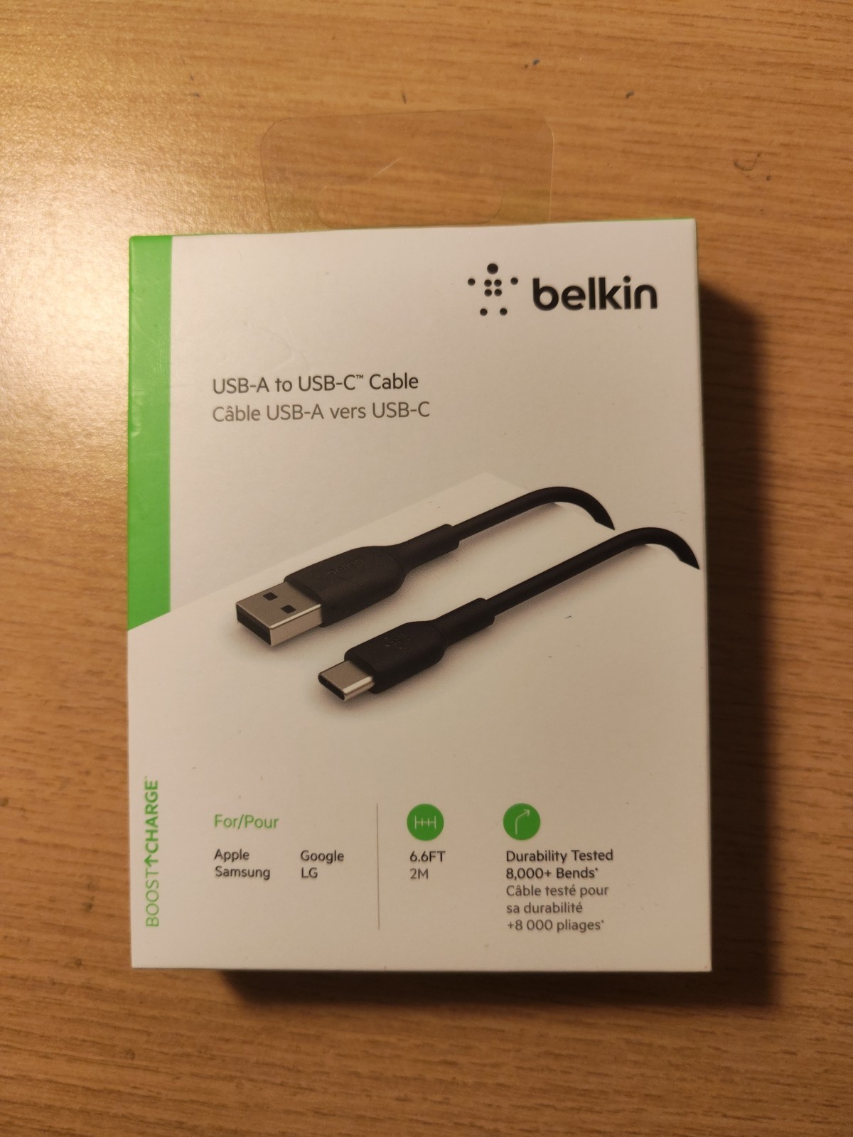 Belkin Boost Charge 6.6 FT USB-A to USB-C™ Charging Cable (CAB001BT2MBK) - [LN]™