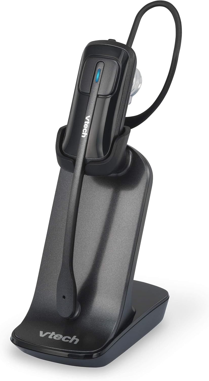 VTech VH6102 ErisTerminal SIP DECT Cordless Headset 80-0817-00 Up to 500 feet