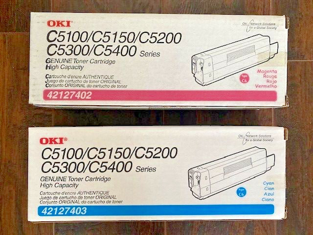 Genuine toner cartridge Okidata SET/2 Oki ® c5100, c5150n, c5200, c5300, c5400