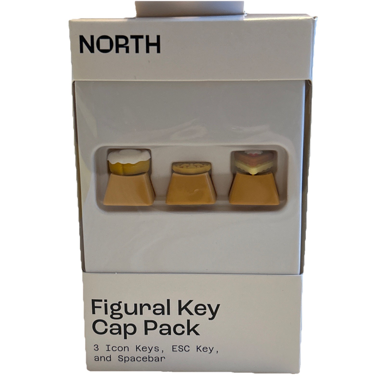 North Key Pack Dessert: Multicolored Flexible PVC & ABS Keyboard Accessories