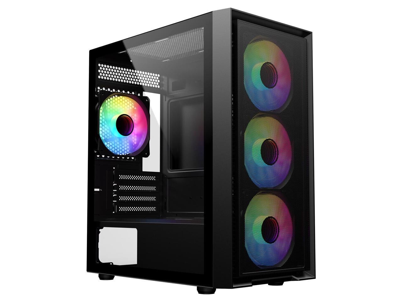 Gaming Desktop Computer AMD Ryzen Radeon 16GB RAM Dual SSD 1.5TB Storage WIFI