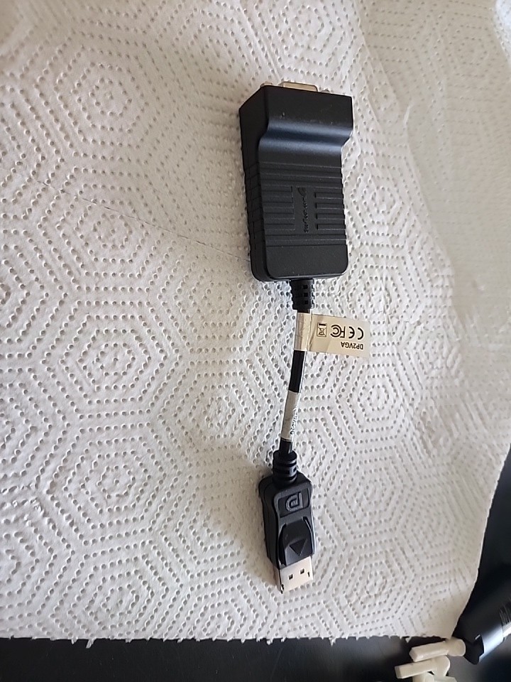 HP Display Port to VGA Adapter 481408-003 - Lightly Used - Preowned