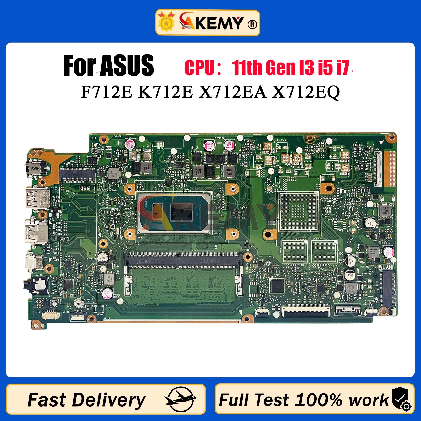 X712EA Laptop Motherboard For ASUS X712E F712EA A712E X712EQ K712EA F712E K712E
