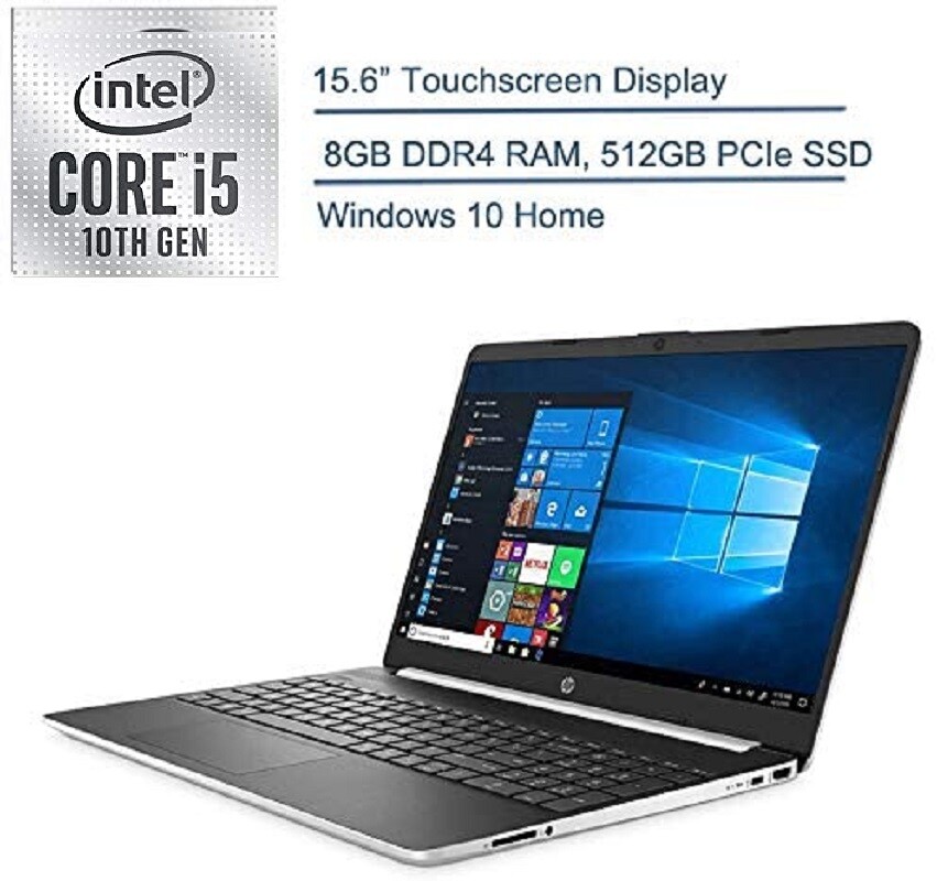 🔥 New HP 15.6" HD Touchscreen Intel i5-1035G1/8G/512G SSD/Win10 15-dy1751ms 🔥