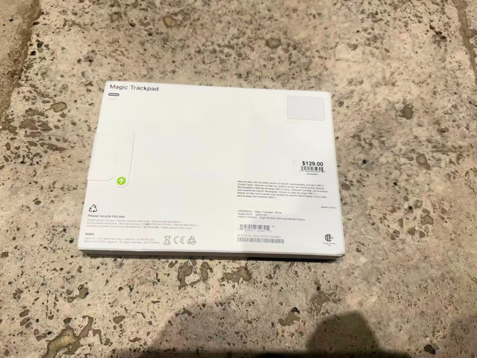 Apple Magic Trackpad - White Multi-Touch Surface ​​​​​​- SEALED