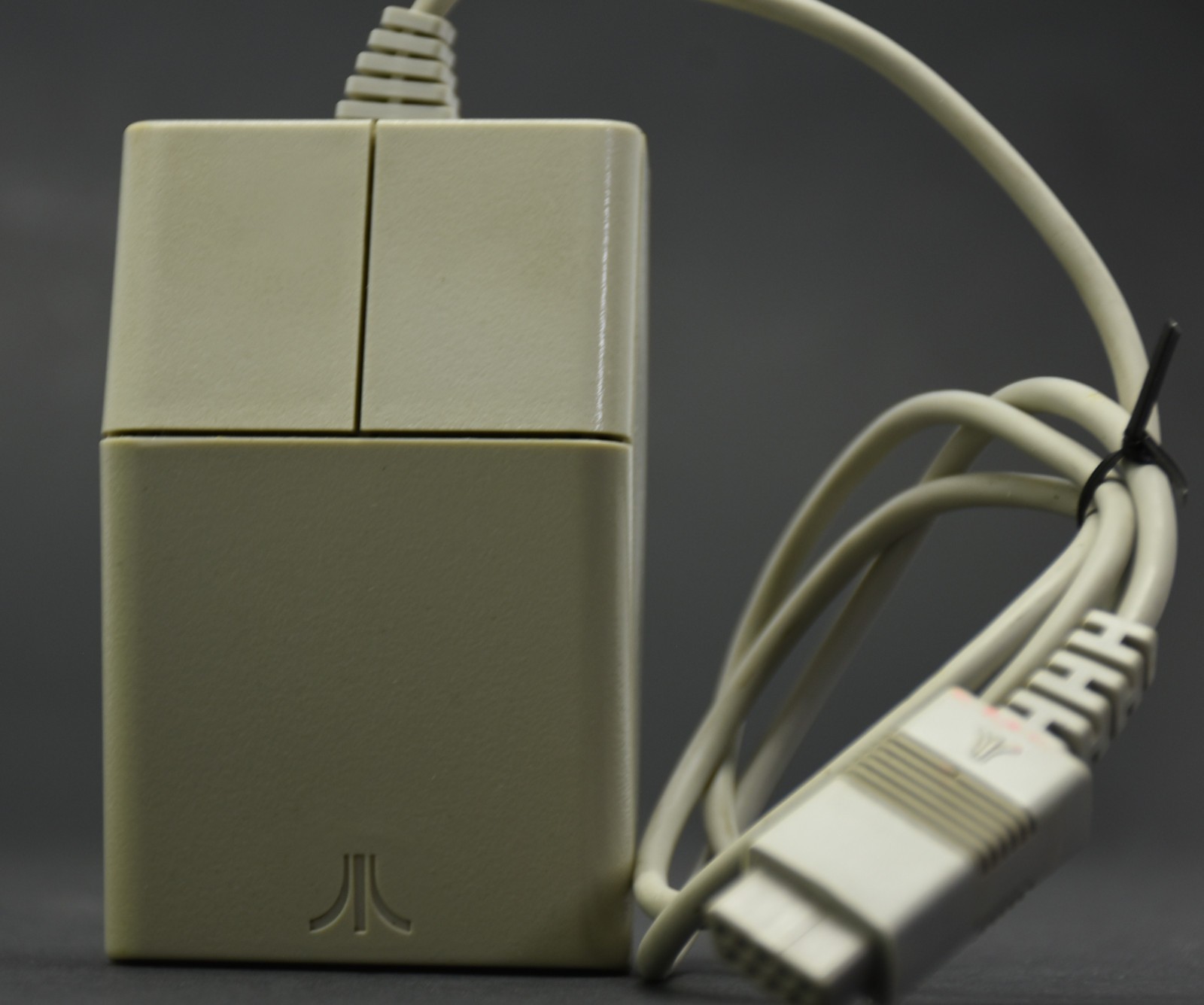 Vintage Atari ST Mouse Original Beige Mechanical Ball Mouse Untested 520ST
