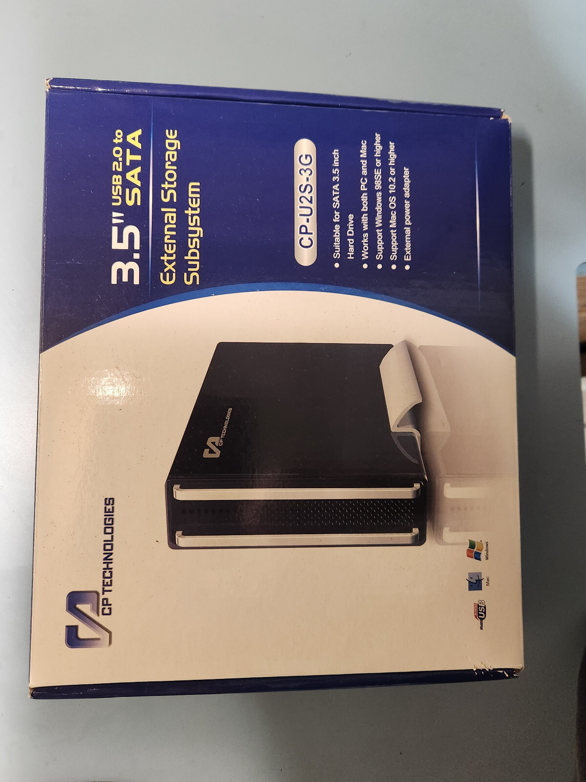 External Storage Subsystem MAC & PC CP-U2S-3G USB 2.0 To SATA 3.5"  Lot 2249