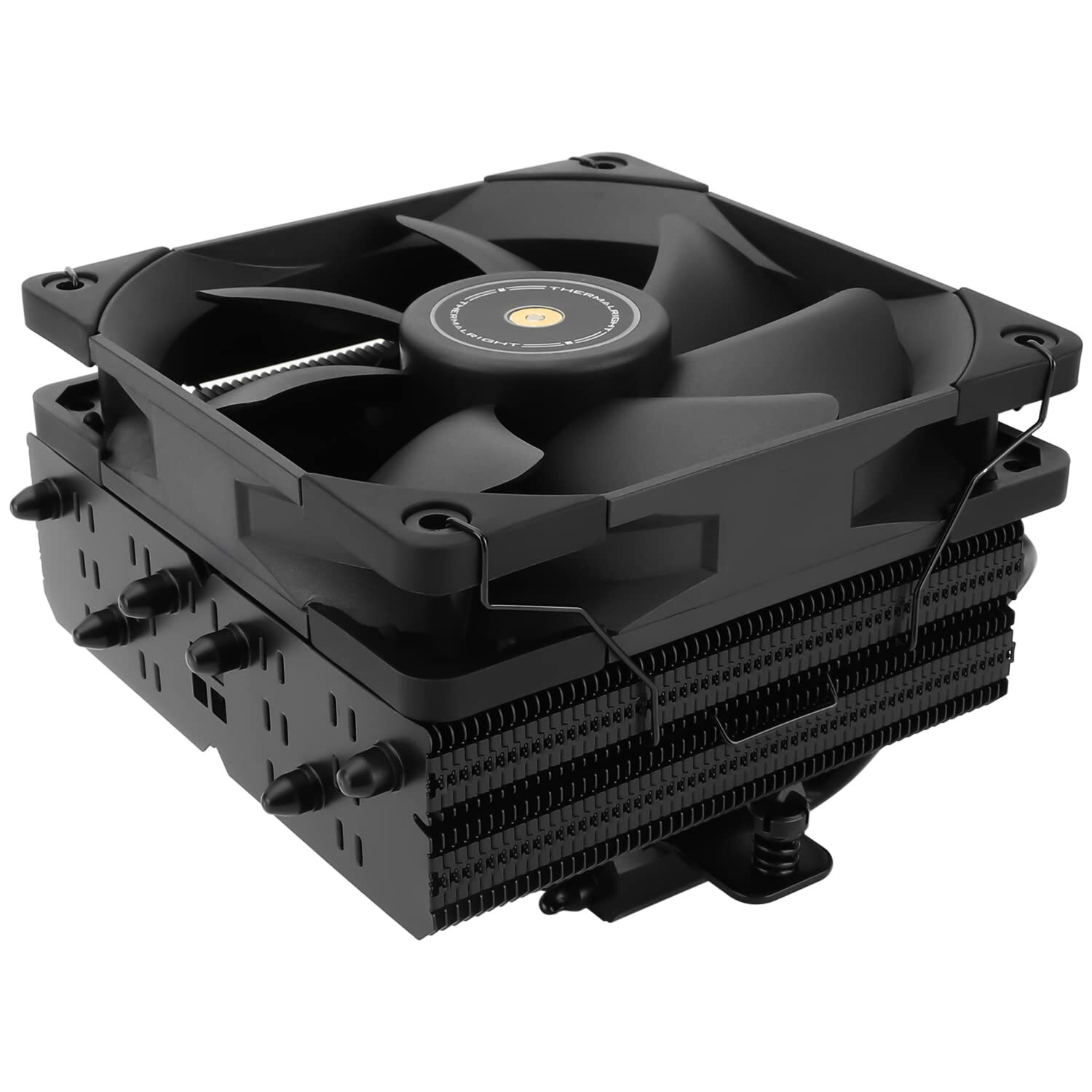 SI-100 Black CPU Air Cooler 6×6mm Heat Pipes TL-E12B PWM Quiet Fan CPU Cooler...