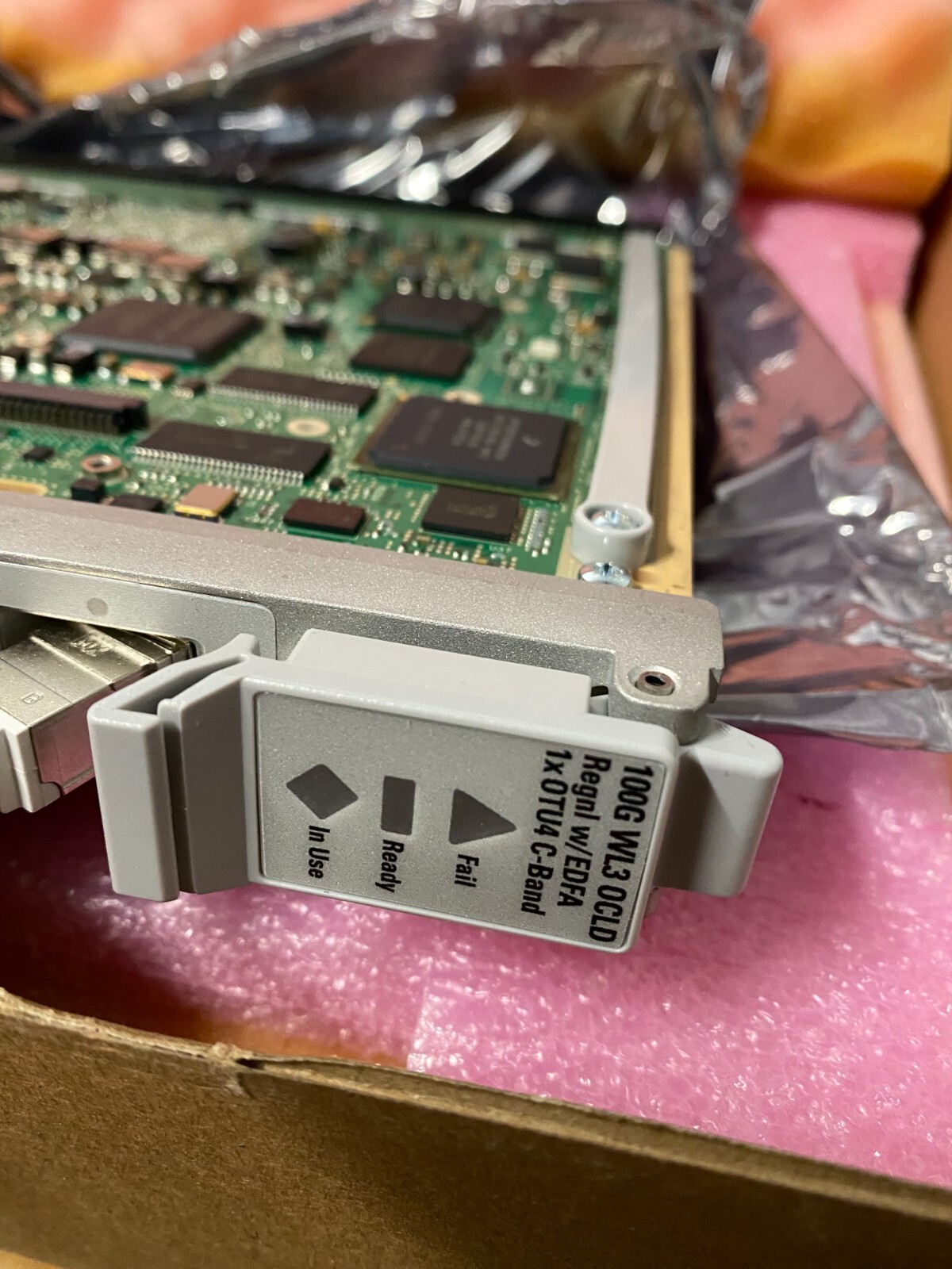 Ciena NTK539UC 008 WOTRCPKFAA 100G WL3 OCLD Regnl w/EDFA 1x OTU4 C-Band Module 