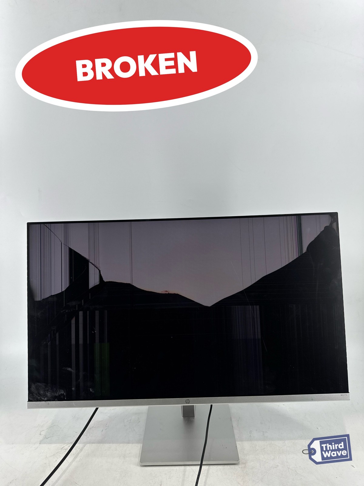 (BROKEN) HP M27H 27 in Monitor FHD IPS 1920x1080 75Hz AMD FreeSync HDMI VGA