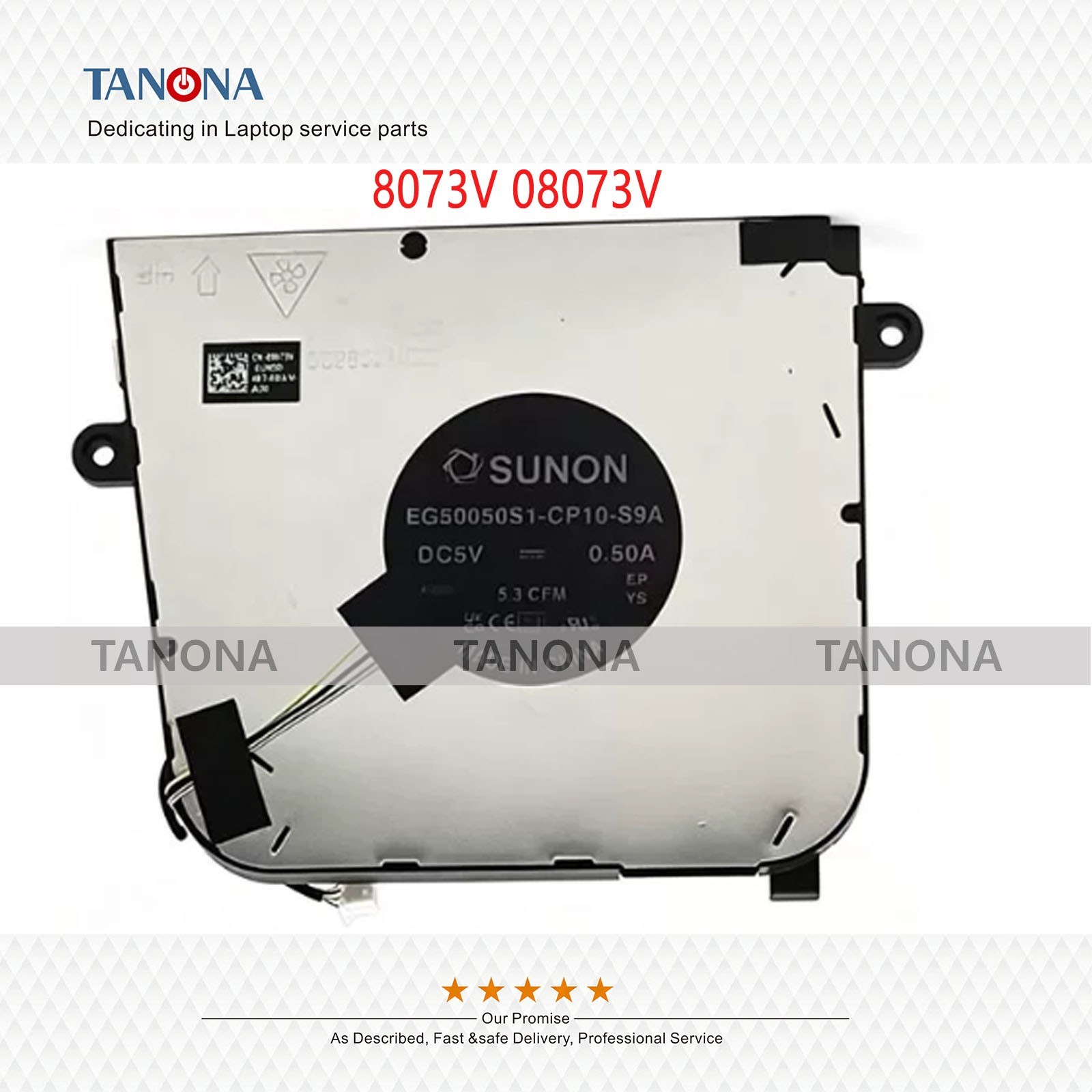 New 08073V 8073V For Dell Latitude 5450 E5450 CPU Cooling Fan Heatsink Cooler