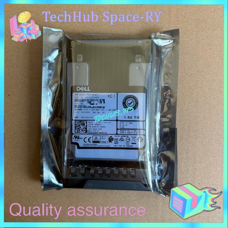 DELL 0V0K7V V0K7V PX05SVB192Y 1.92TB 2.5" SAS 12Gb MU W/Tray Solid State Drive