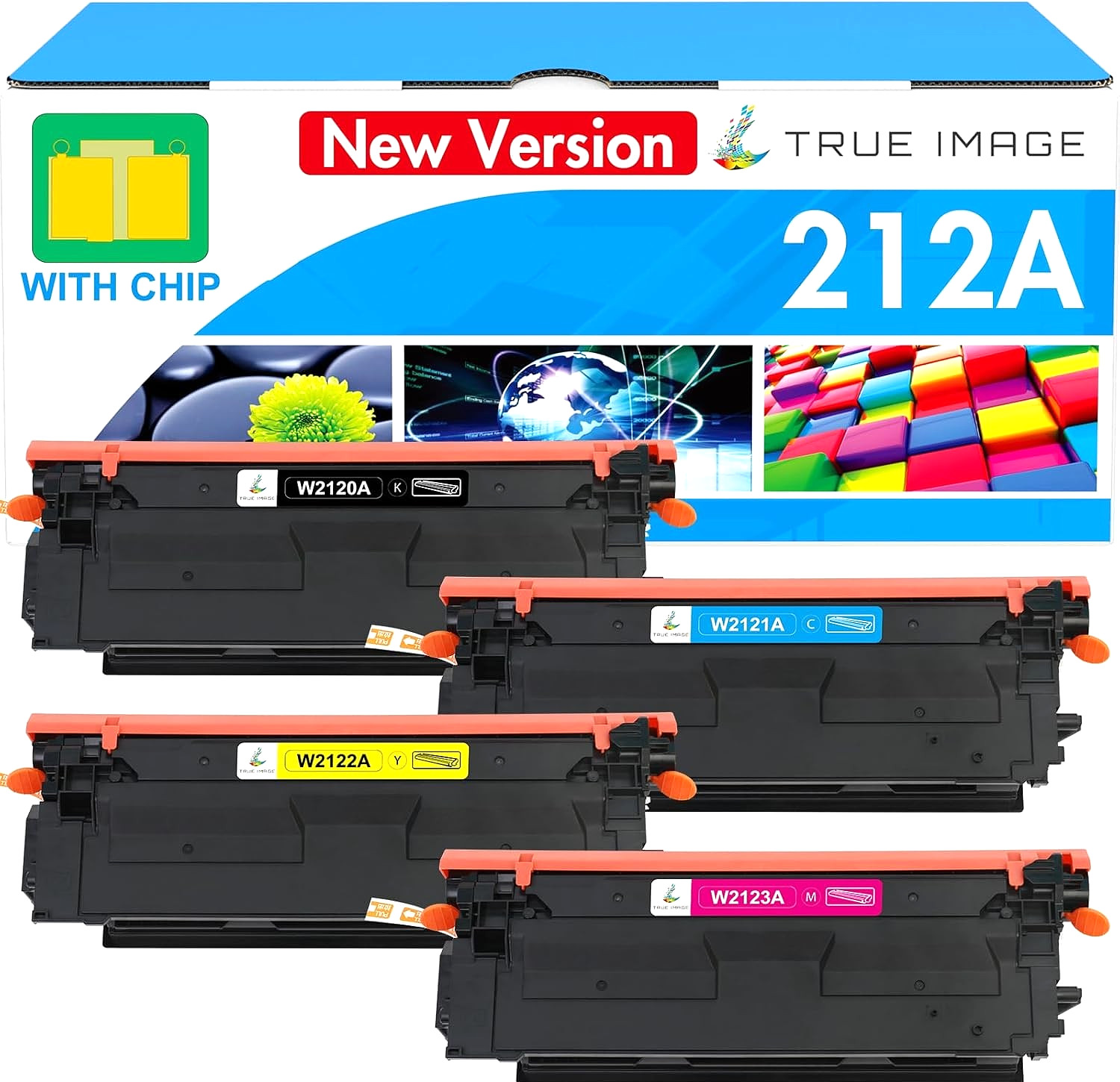 212A 212X Toner Cartridge for HP Color LaserJet Enterprise M554, M555 & MFP M578