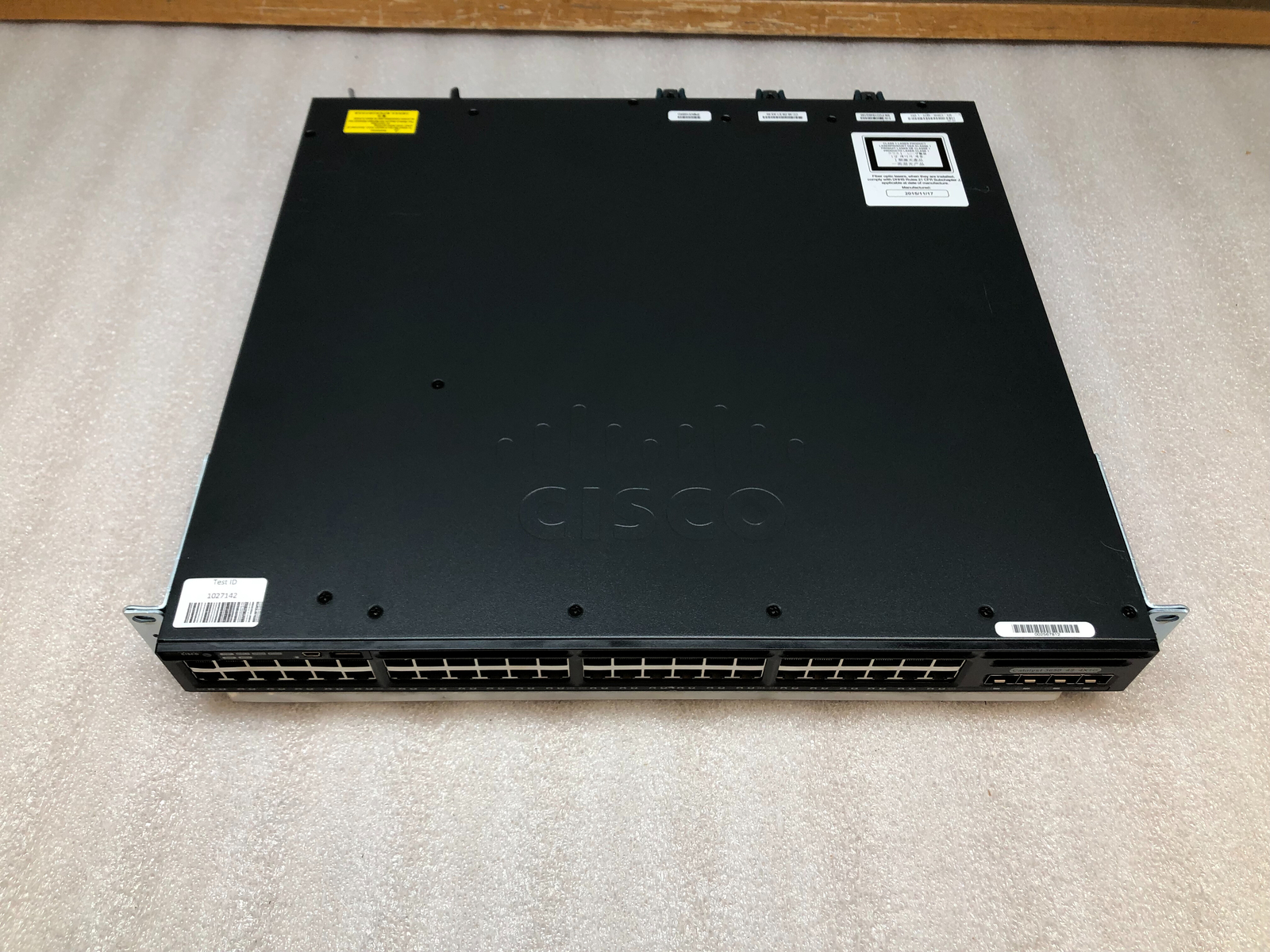 Cisco Catalyst 3650 48 4X1G WS-C3650-48TS-L V03 Ethernet Switch -TESTED/RESET