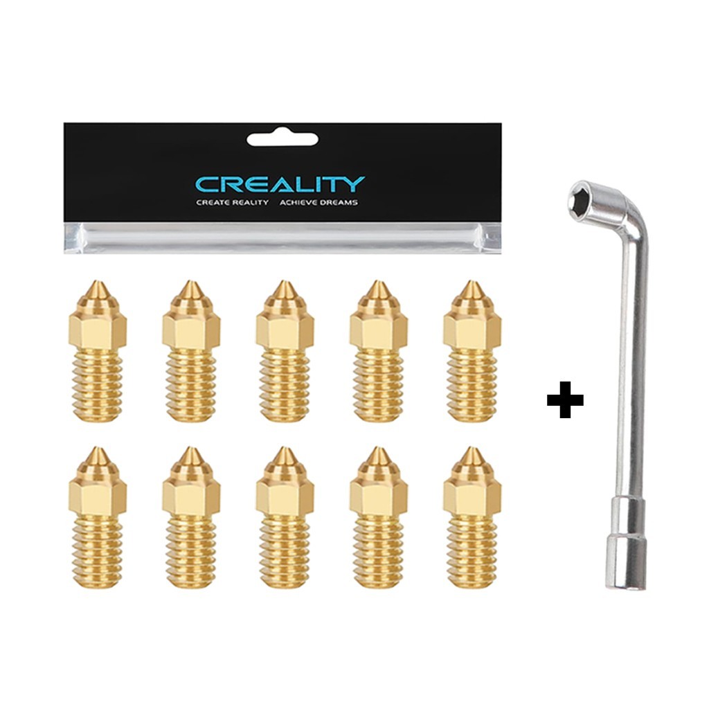 Creality Ender 3 V3 SE Brass Nozzle with tool,for Ender 5 S1/7 High-Speed Nozzle