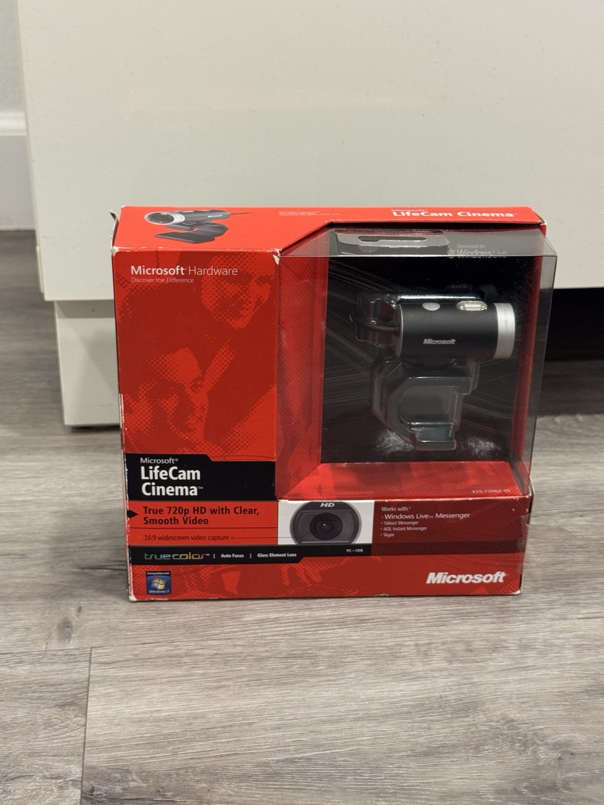 Microsoft Lifecam Cinema 1393 720p HD Wide Screen Webcam USB Camera
