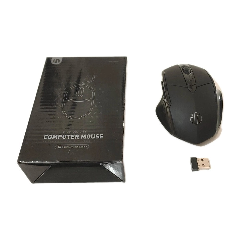 INPHIC Wireless 6 Button Mouse/Rechargeable 700mAh Batterry/USB Receiver/Pre-own